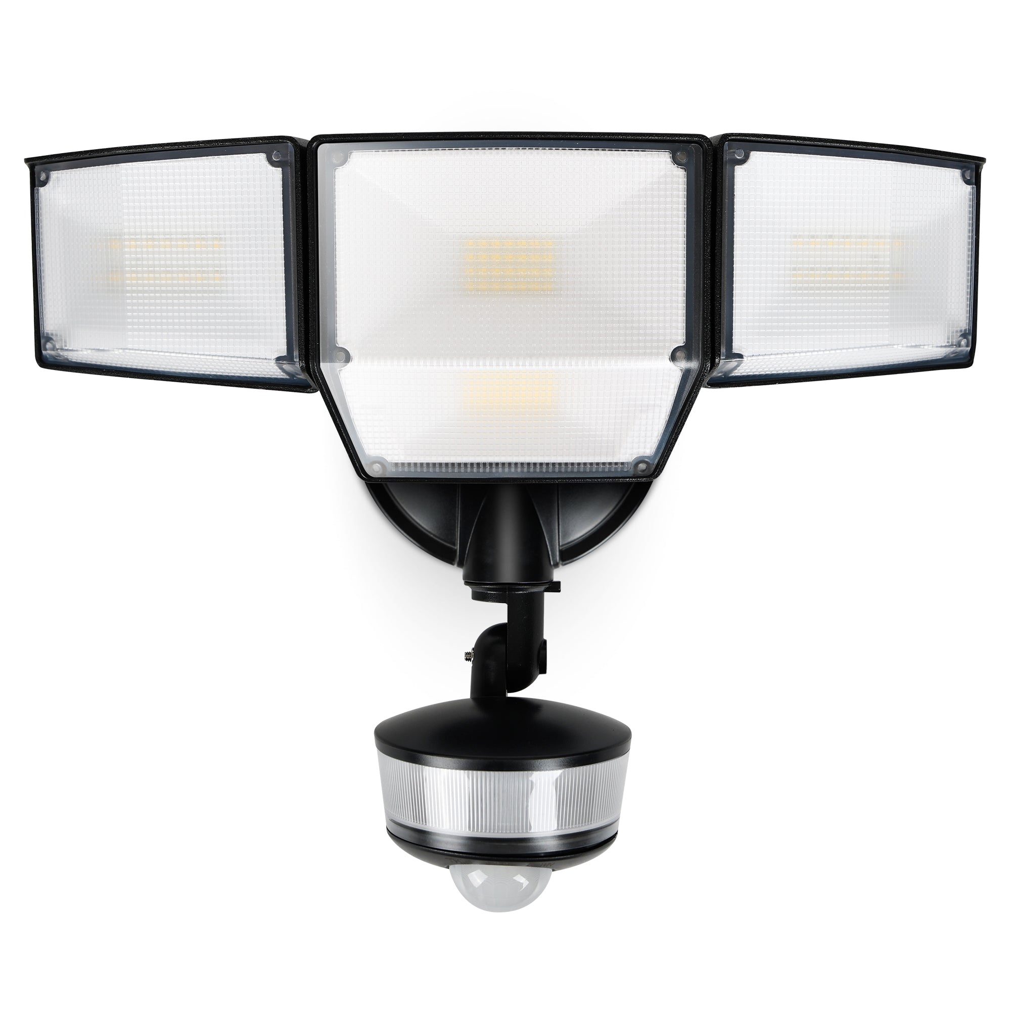 LUTEC 84W 9500LM LED Security Light Motion Sensor Outdoor Lights with Night Light, 4 Head LED LUTEC 84W 9500LM LED Security Light Motion Sensor Outdoor Lights with Night Light, 4 Head LED