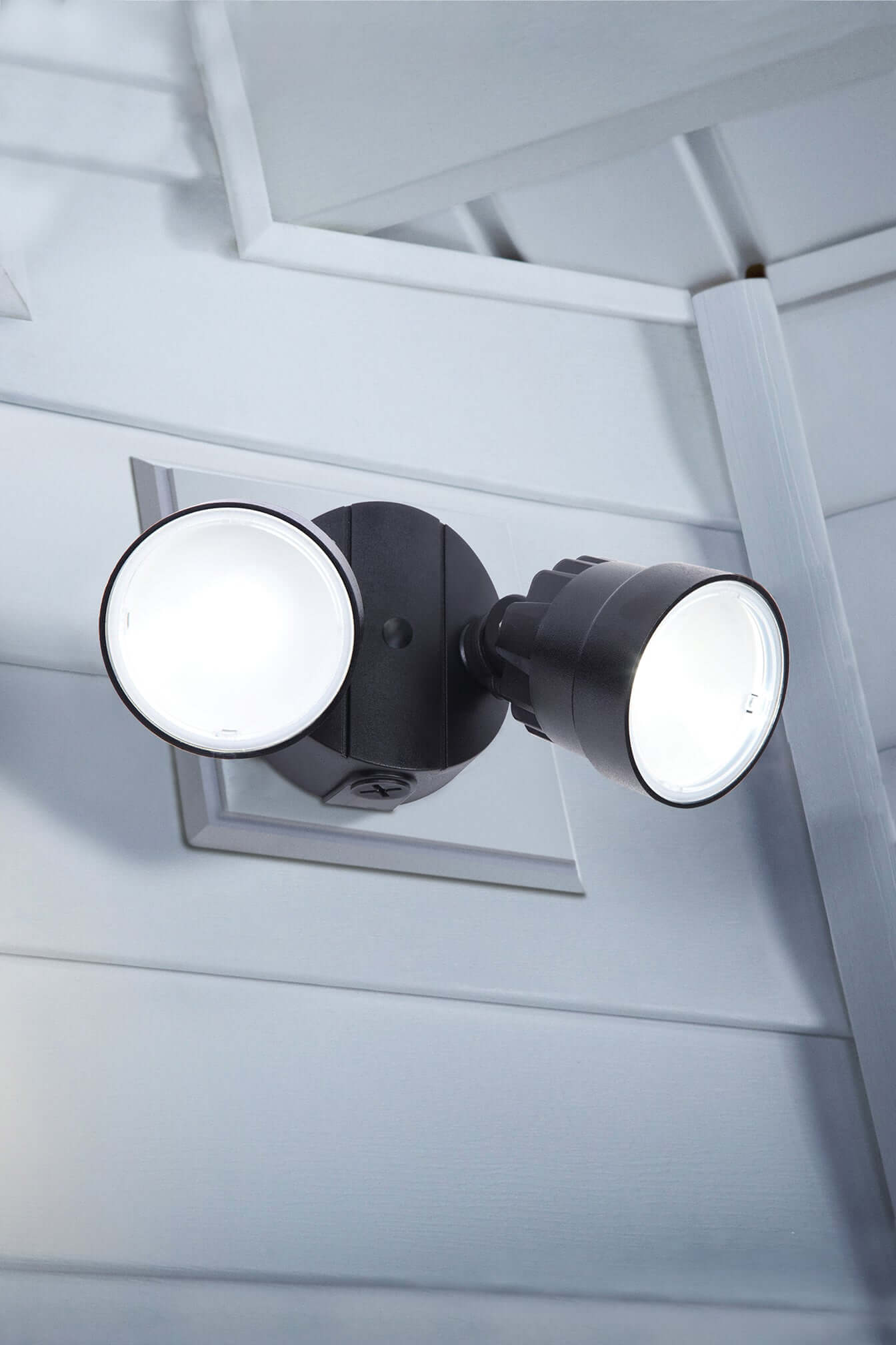 8 PACKS LUTEC-Shrimp 1130 LM, 5200K, 13.5W, Switch Control LED Dual-Head Floodlight