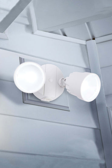 LUTEC-Shrimp 1130LM, 5200K, 13.5W, Switched Control LED Dual-Head Floodlight