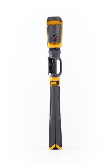 LUTEC led work light,Max 11000 Lumen,Adjustable Color Temperature, Dual Rotating Heads,Tri-pod stands with flip lock 93W Dimmable led site light