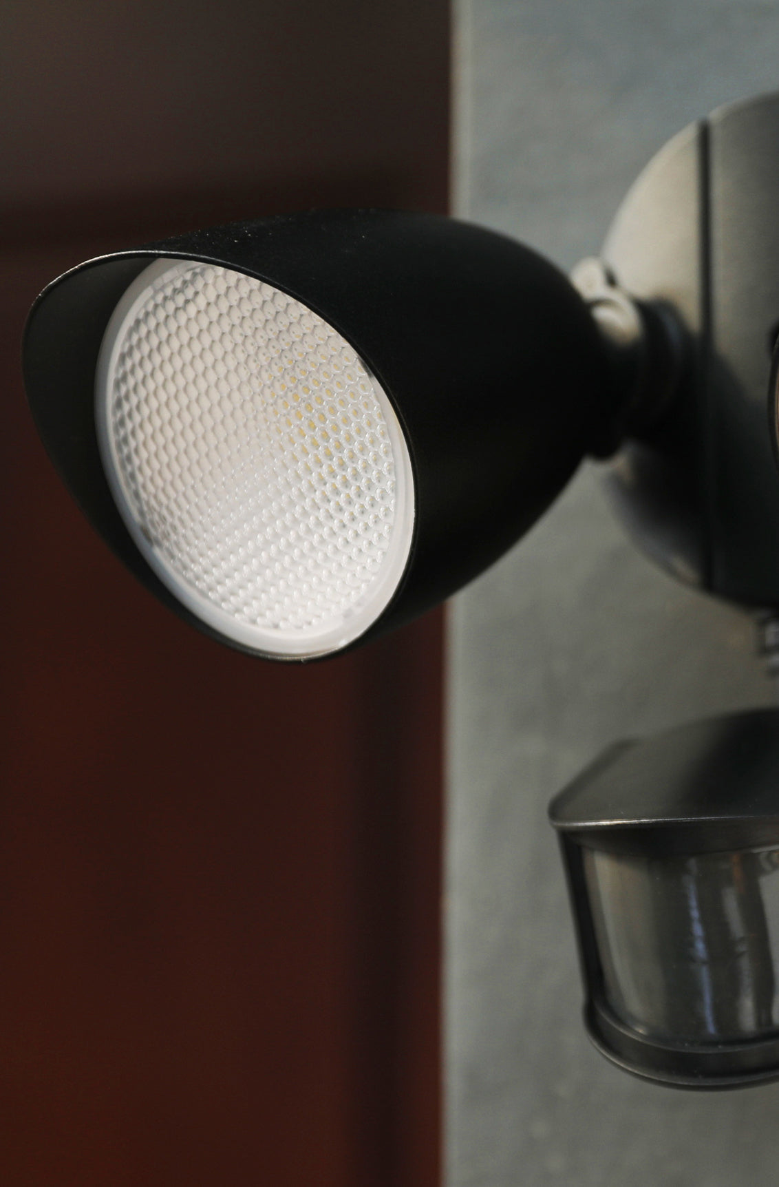 8 PACKS LUTEC-Shrimp, 2500LM, 5000K, 32W, LED Motion Sensor, D2D, Dual-Head Floodlight,Black