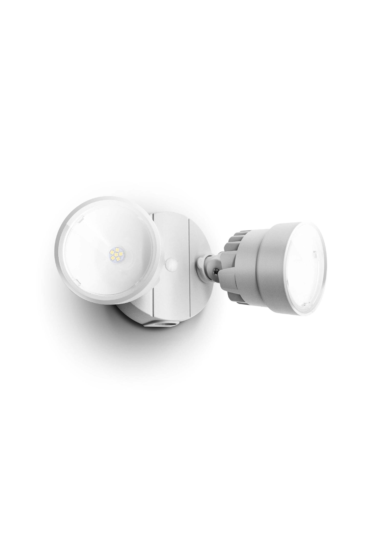 8 PACKS LUTEC-Shrimp 1130LM, 5200K, 13.5W, Switched Control LED Dual-Head Floodlight
