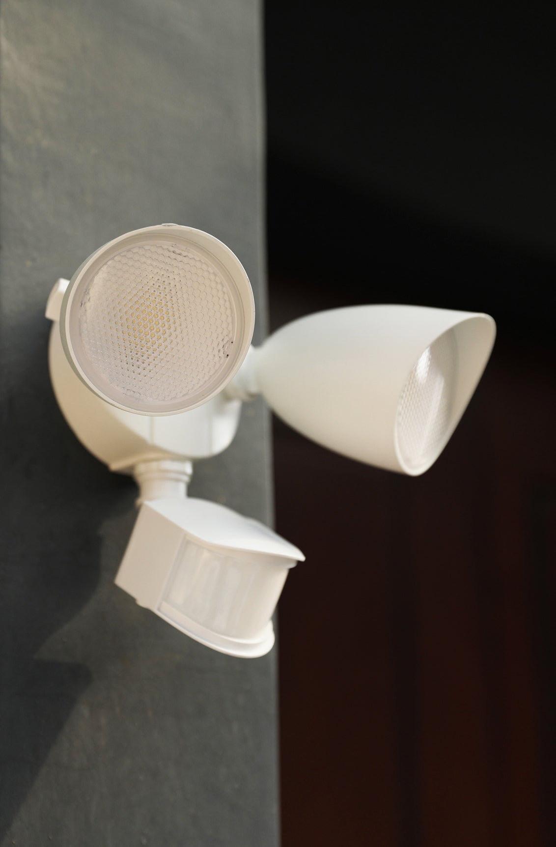 8 Packs LUTEC-Shrimp, 2500LM, 5000K, 32W, LED Motion Sensor, D2D, Dual-Head Floodlight,White