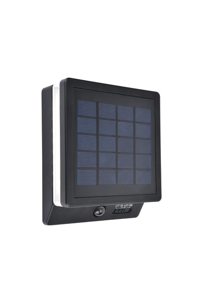 LUTEC MOZE - Solar Outdoor Wall Light , Motion Sensor with 3 Lighting Modes, 8W 1000LM 4000K, Dusk to Dawn, Waterproof Wireless