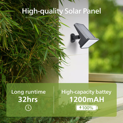 UME 4 Packs Solar Spot Lights Outdoor Waterproof, 28 LED 7500K Solar Powered Landscape Pathway Lights, Dusk to Dawn Solar Spotlights for Garden, Yard, Lawn, Walkway, Driveway