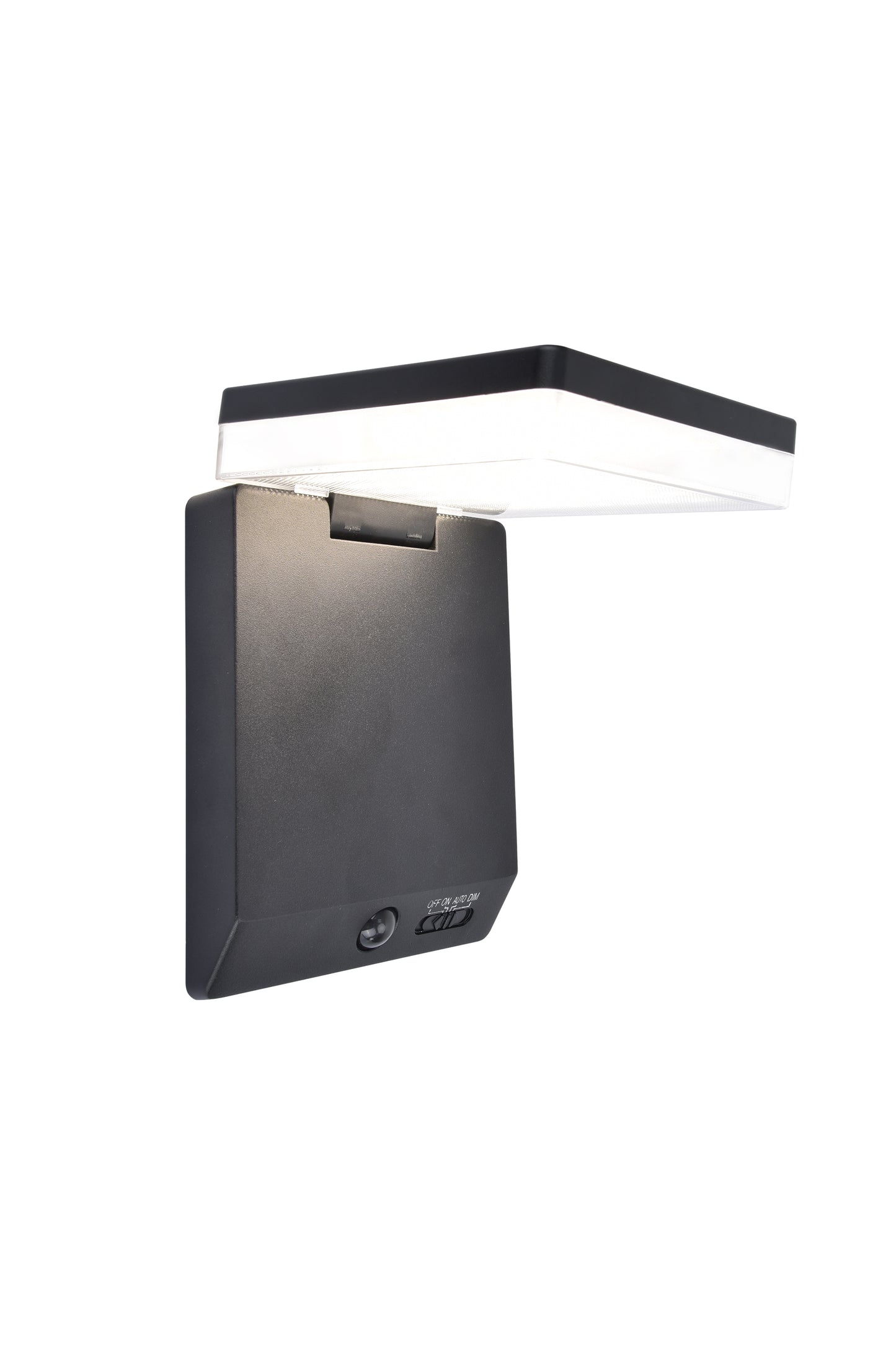 LUTEC MOZE - Solar Outdoor Wall Light , Motion Sensor with 3 Lighting Modes, 8W 1000LM 4000K, Dusk to Dawn, Waterproof Wireless