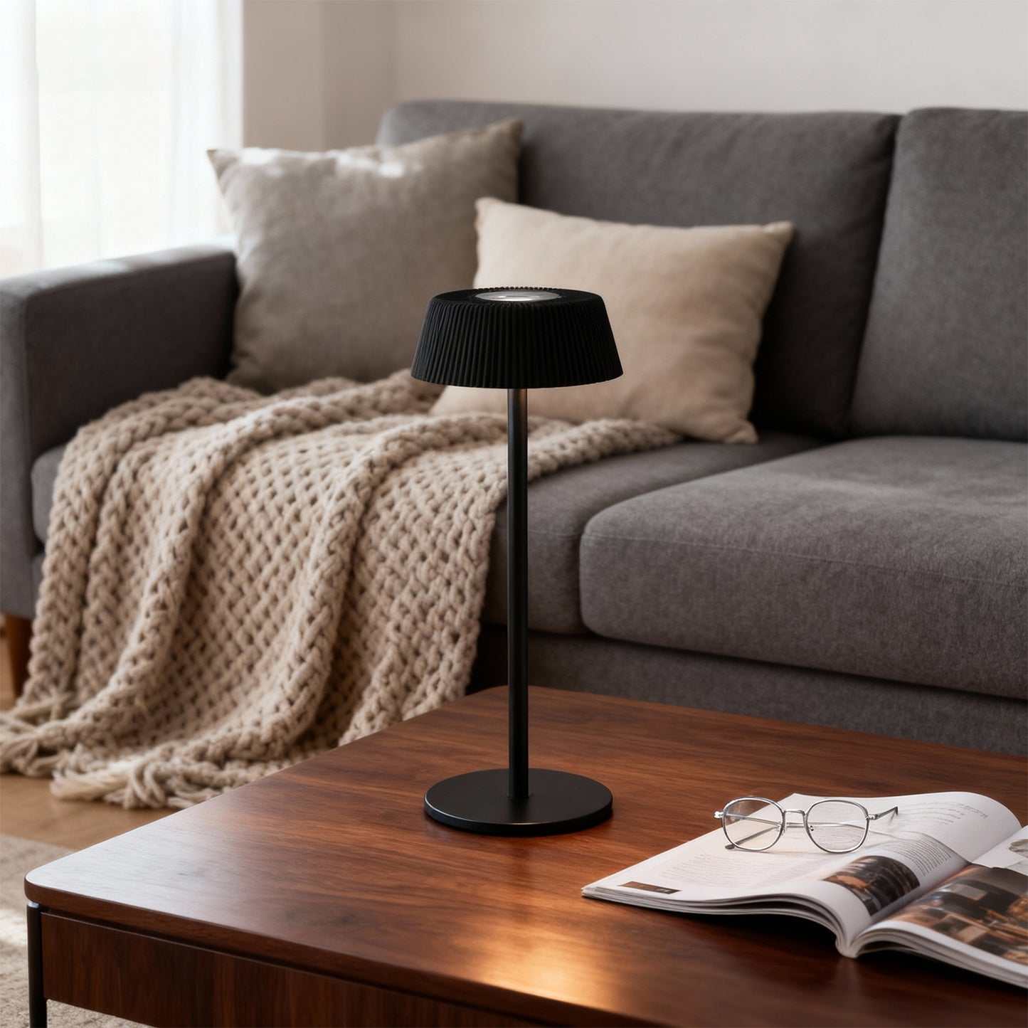 (3/6/9 Pack) USB Rechargeable Desk Lamp, 5000mah Rechargeable Battery, Two Adjustable Heights, Touch-sensitive Control, And Comes With A Wine Bottle Stopper.