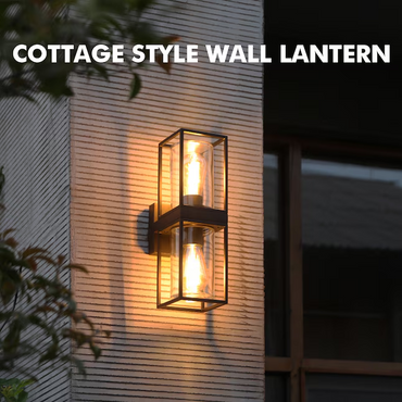 LUTEC 2 -Light 15.47-in H Matte Bronze Hardwired Outdoor Wall Light