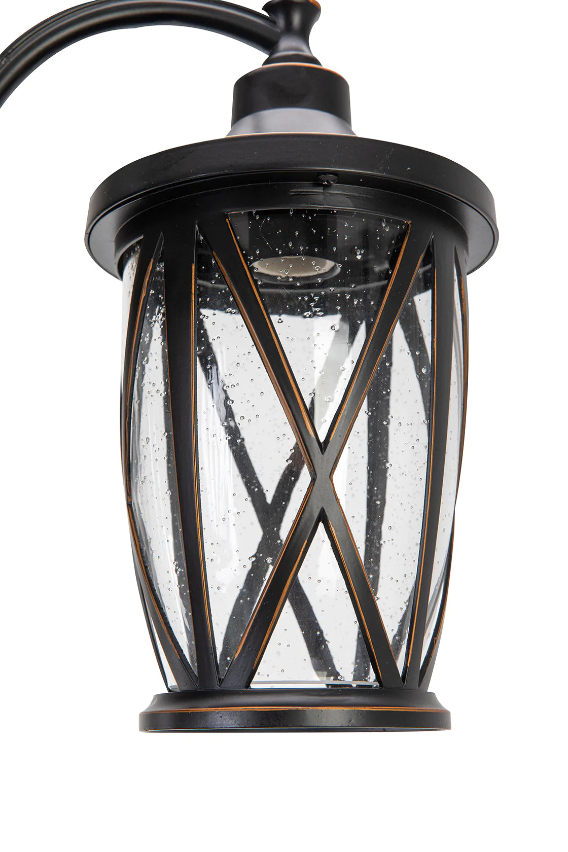 LUTEC High Post Light, 3-Head Die-Cast Aluminum LED Outdoor Hard Wired ...