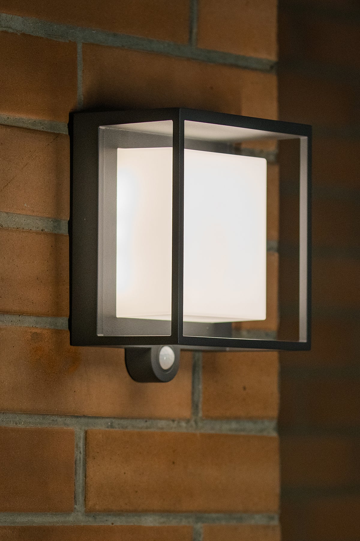 CURTIS LED Solar Outdoor Cordless Motion Wall Light 3W 300LM 3000K