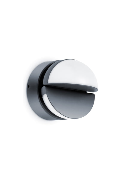 LUTEC-EKLIPS LED Outdoor Round Up&Down 90°Rotational Wall Sconce, 12W, 960LM, 3000K