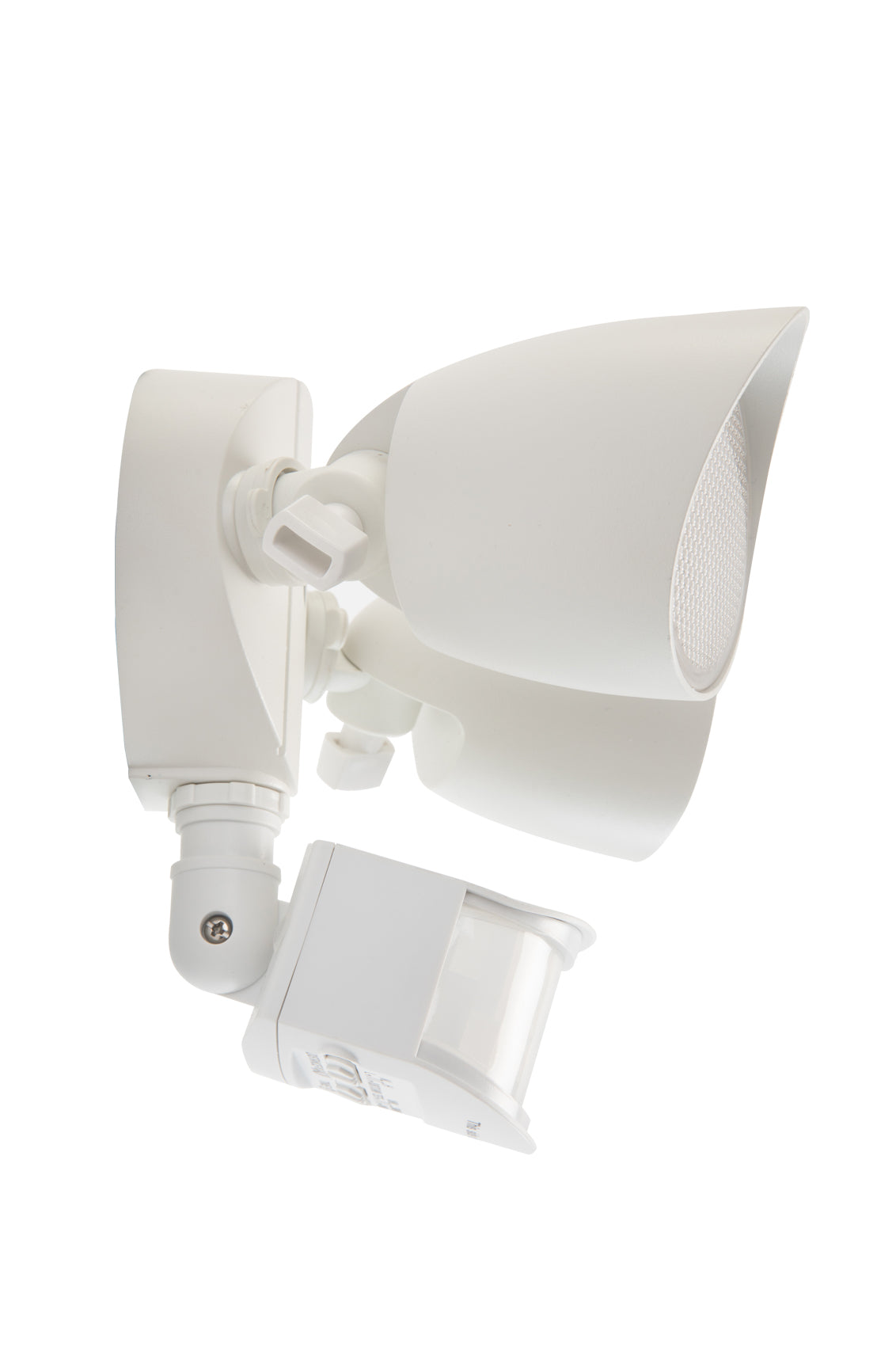 LUTEC-Shrimp, 2 Packs, 2500LM, 5000K, 32W, LED Motion Sensor, D2D, Dual-Head Floodlight,White