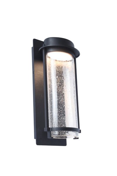 LUTEC-AQUARIUS ANTIQUE LED Outdoor Wall Light With Seeded Glass Surround, 16W, 600LM, 3000K