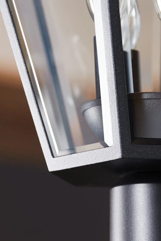 LUTEC-Hardwired Single Head Die-Cast Aluminum LED Post Light