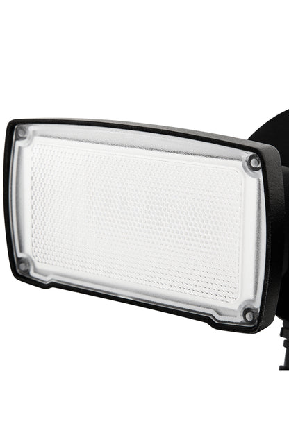 LUTEC-ALDI 3500LM, 5000K, 38W, LED 180°Motion Activated, D2D, Dual-Head Floodlight