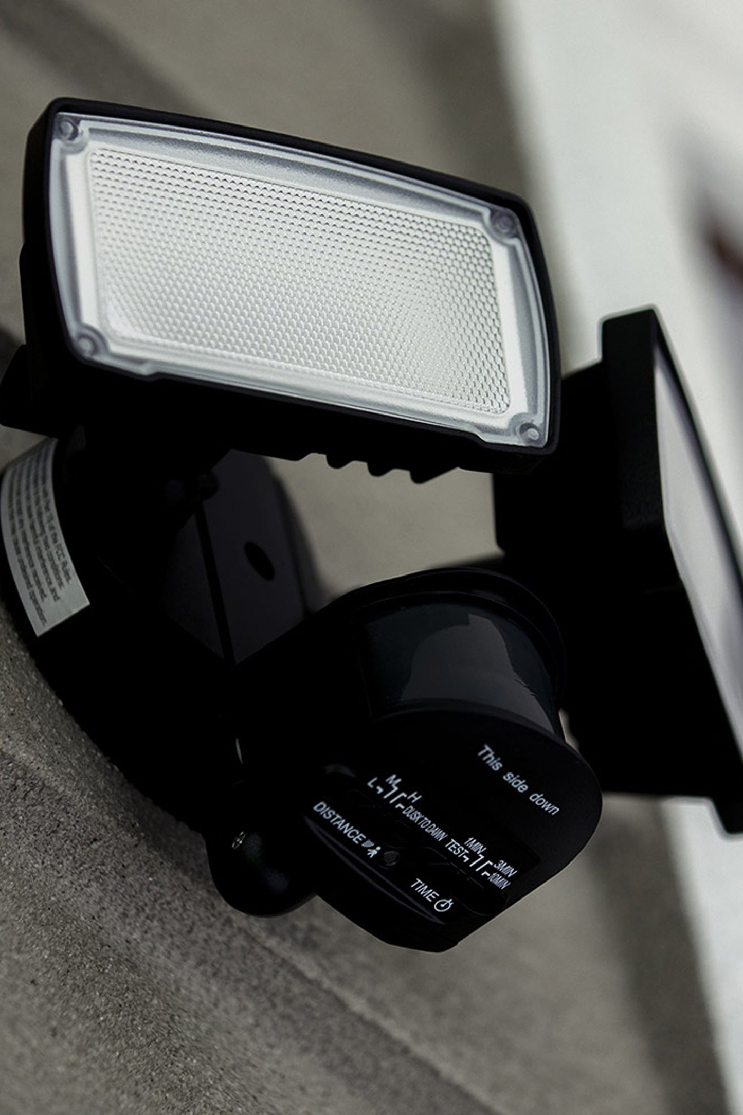 LUTEC-ALDI 3500LM, 5000K, 38W, LED 180°Motion Activated, D2D, Dual-Head Floodlight