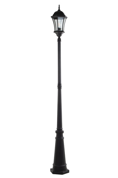 LUTEC-VINTAGE One Head Die-Cast Aluminum LED Outdoor Hard Wired Street Light (Head & Pole)